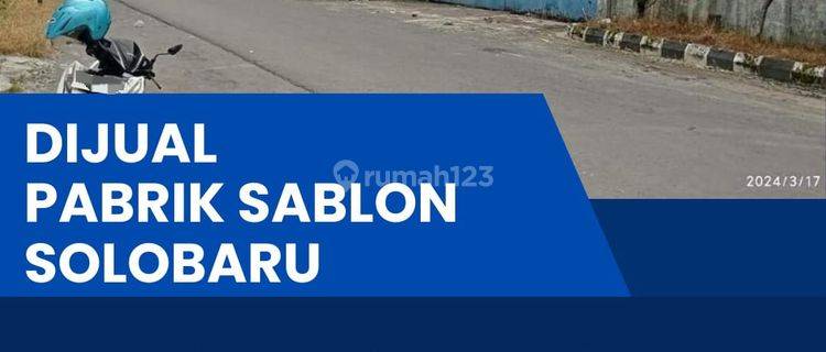 Dijual Pabrik Sablon Dan Perinting 4100m2 Sukoharjo 1