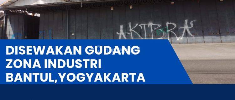 Disewakan gudang lokasi Bantul  yogyakarta luas 2600m BU! 1