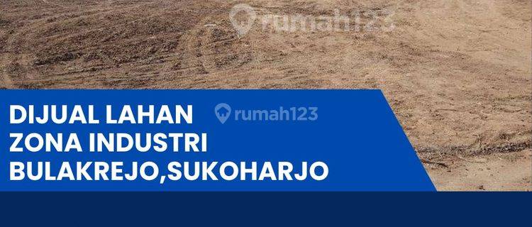 Dijual Tanah Industri 3.823m² di Sukoharjo, Hadap Selatan, Dekat Exit Tol! 1