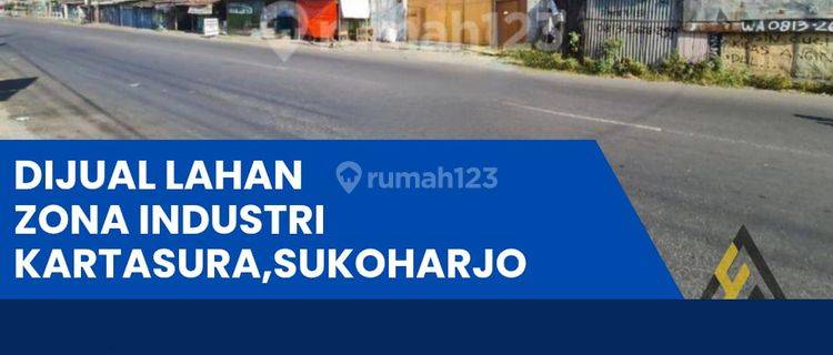 Dijual tanah plus bangunan strategis lokasi Kartasura Sukoharjo luas 5255m  1