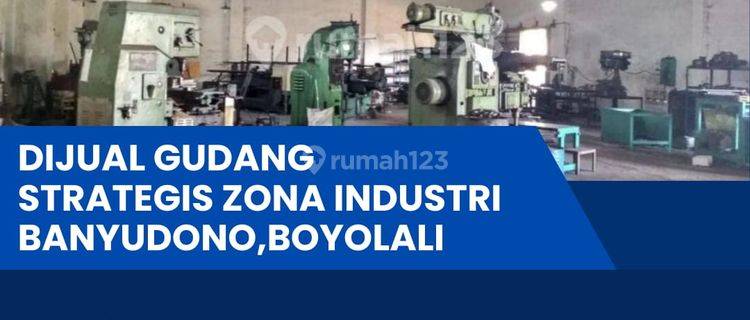 Dijual Gudang Strategis di Banyudono Boyolali luas 3313m BU! 1
