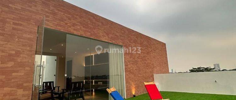 Rumah bagus minimalis open space, smart home di alam sutera 1