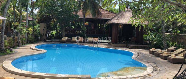 TOP URGENT DI JUAL RESORT HOTEL LOKASI UBUD GIANYAR DENGAN VIEW SAWAH YANG MENAWAN  1