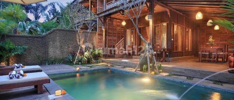 TOP URGENT FOR SALE COMMERCIAL JOGLO VILLA VIEW RICE CONSISTING OF 12 VILLA UNITS LOCATION TEGALLALANG UBUD GIANYAR 1