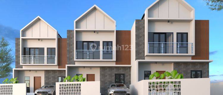 Minimalist House in Peguyangan, North Denpasar Main Road Access 1