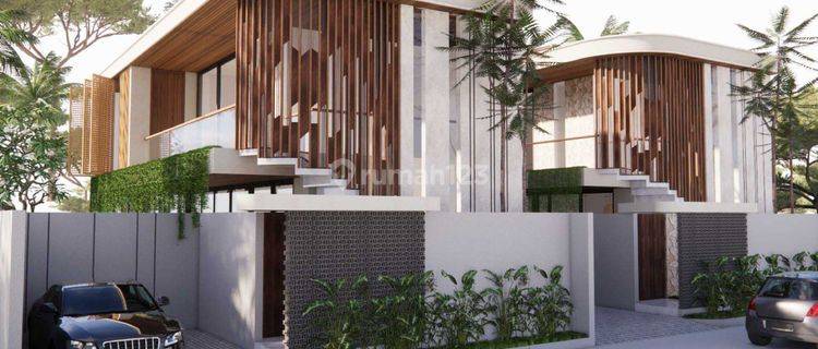 For sale a luxury villa with a modern minimalist concept near Canggu in the Buduk area, Mengwi. 2 Floors 1