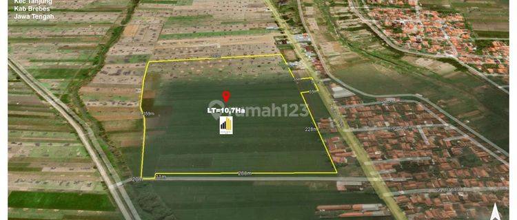 Dijual Tanah Industri 280M X 350M 1