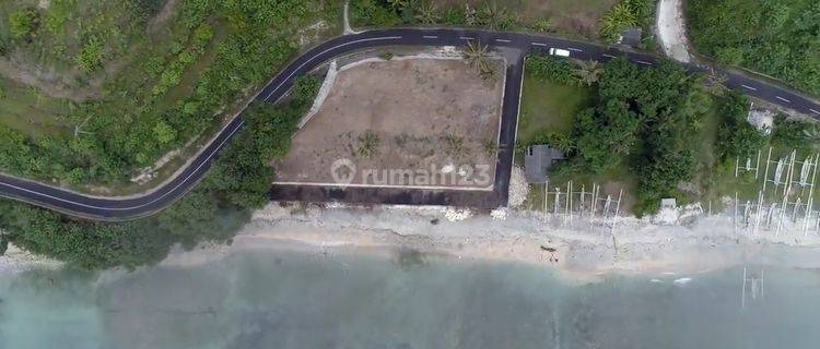 Jual Cepat Tanah Los Pantai Beachfront di Nusa Penida 1