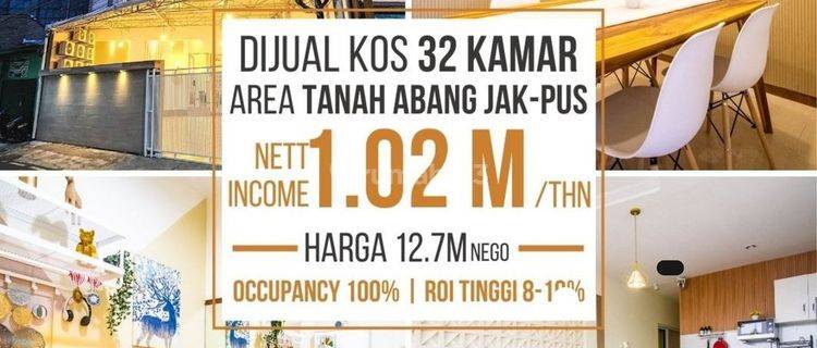 Investasi Langka, Dijual Kost Exclusive Baru di Tanah Abang Pusat Kota Jakarta 1