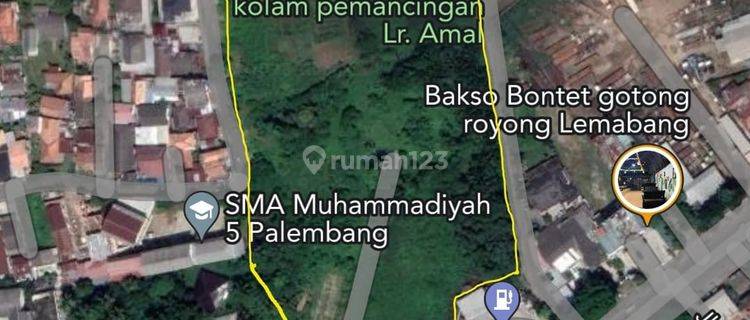 Jual Tanah di Jalan Protokol Palembang Sumsel dibawah Njop  1