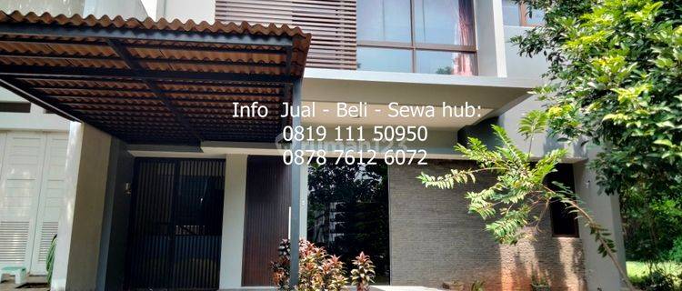 Disewa Rumah Furnish 3+1 Kt Lt Lb 180 160 m² Dekat Univ Prasetya Mulya Dan Foresta Bsd 1