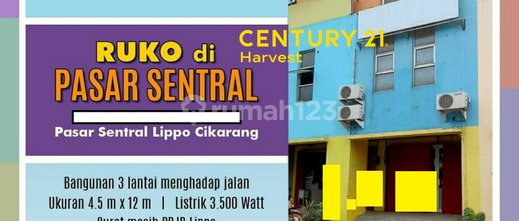Central Market 3-Story Ready-to-Use Ruko in Lippo Cikarang 1