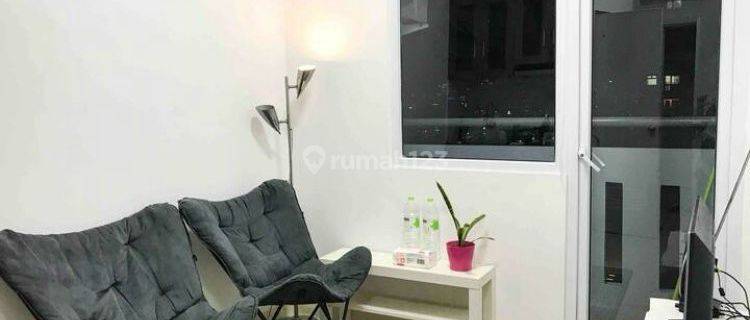 Jual Murah Apartemen Green Pramuka Tower Penelope Semi Furnished 2 Kamar Balkon Atas Mall 1