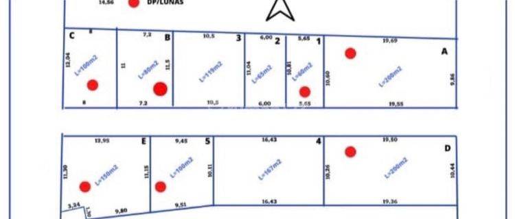 Plot of land ready to be built in Pura Demak District, West Denpasar 1