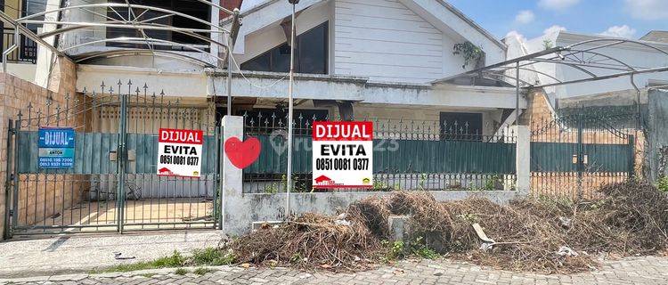 Rumah Hitung Tanah Villa Kalijudan Indah Dekat Manyar Bisa Dibangun 2 Rumah 1