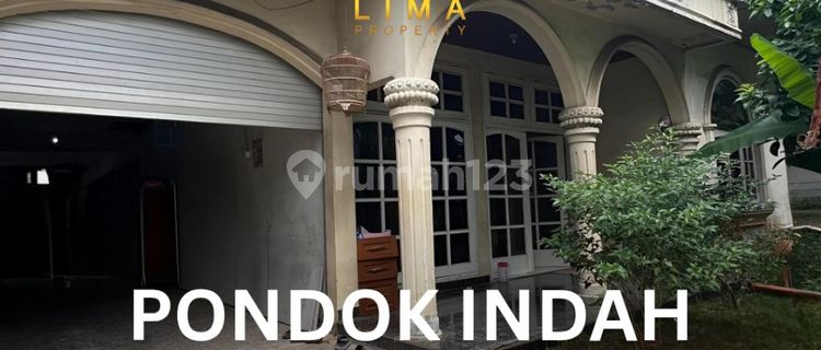 Rumah Lama Hitung Tanah Pondok Indah Bebas Banjirprime Area 1