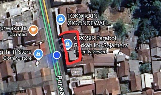 Dijual Ruko di Jl. Raya Barat Wanayasa, Purwakarta, Jawa Barat, Wanayasa 1