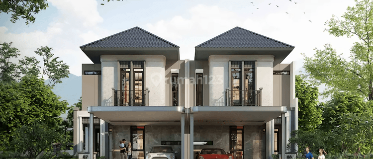 Rumah 2 Lantai Baru Unfurnished SHM di Buah Batu, Bandung 1