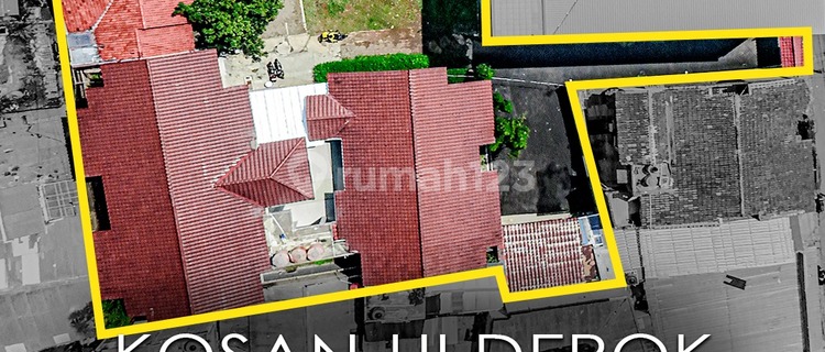 Cheap Boarding House for Sale Next to University of Indonesia, Suitable for Investors, Developers, Strategic Location Just a Step to University of Indonesia, Price Negotiable Until Deal. 1