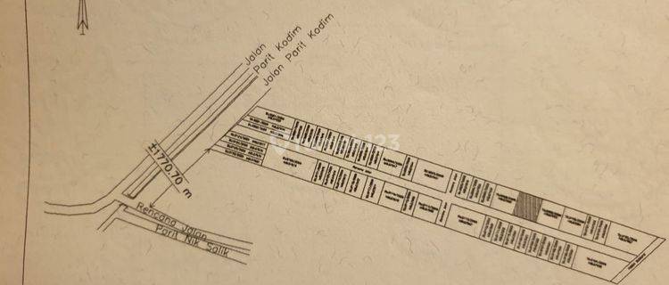 Dijual Tanah Jalan Parit Kodim Daerah Punggur Kecil 1