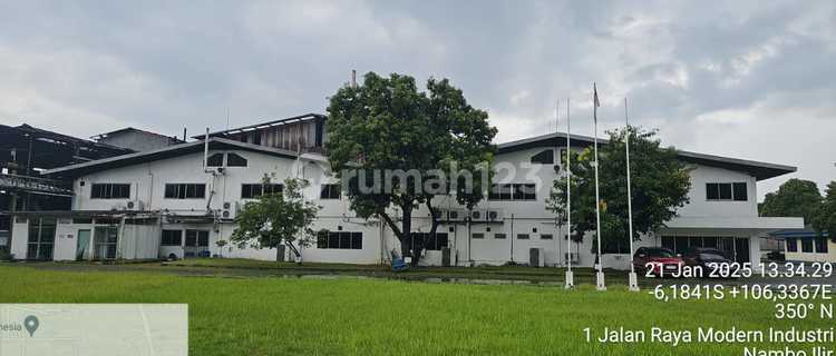 Cikande Warehouse Factory. Modern Industrial Area Cikande, Jl. Modern Industri 1 No. 12, Nambo Ilir Village, Kibin Sub-District, Serang Regency. 1