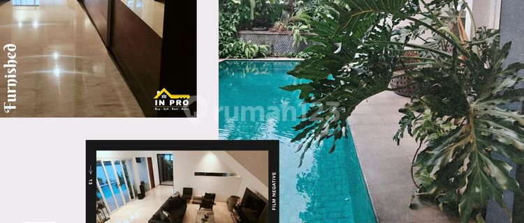Rumah Mewah Estetik Bambu Apus Jakarta Timur. Furnished, Swimmingpool & Strategic 1