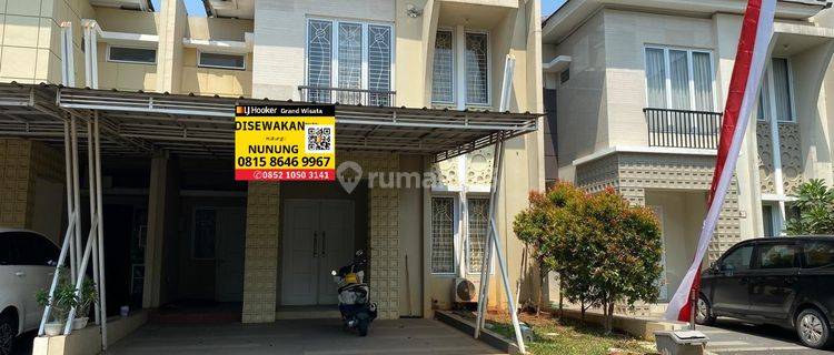 Disewakan Rumah Grand Wisata 2 Lantai Siap Huni 3+1 Kamar Tidur Full Furnished, Fasilitas Kolam Renang, Jogging Track, Lapangan Olahraga, 200m Dari Mall Living World, Akses Langsung Tol Tambun Grand Wisata Bekasi 1