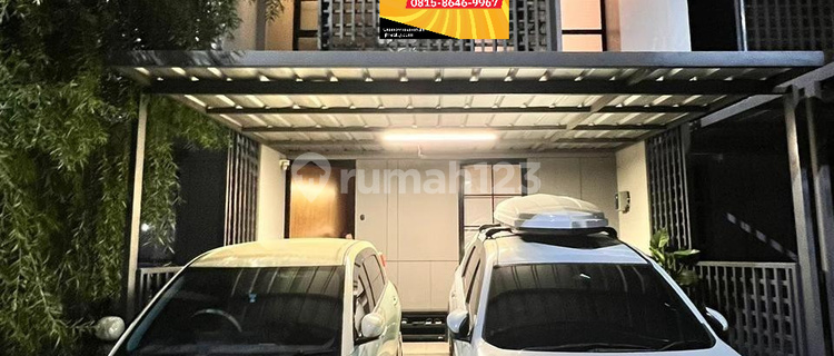 Disewakan Rumah Grand Wisata 2 Lantai Full Furnished, 2 kamar Tidur, 100m dari Mall Living World Grand Wisata Bekasi 1