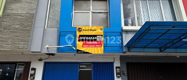 For Rent: 2-Story Grand Wisata Shop House Ready to Use, 500m from Tambun Toll and Living World Mall Grand Wisata Bekasi. 1