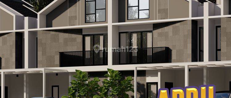 7 Menit ke Kampus UNS! Rumah Modern Bergaya Scandinavian 1