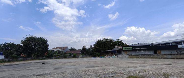 Sewa Tanah Yos Sudarso 8.756m² Sudah Conblock Jalan Raya 1
