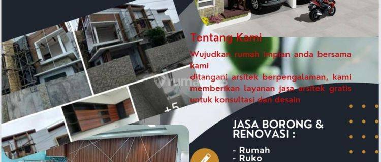 Jasa Borong Bangunan Rumah, Ruko, Rumah Kost Gratis Jasa Arsitek  1