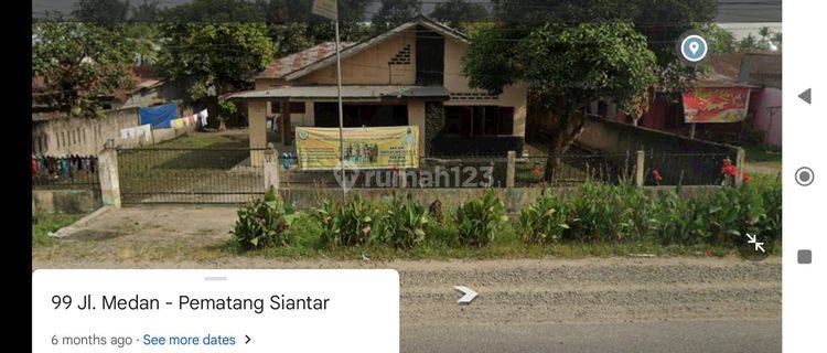 Di Jual Rumah Area Komersil Pinggir Jalan Utama Lintasan Medan Pematang Siantar 1