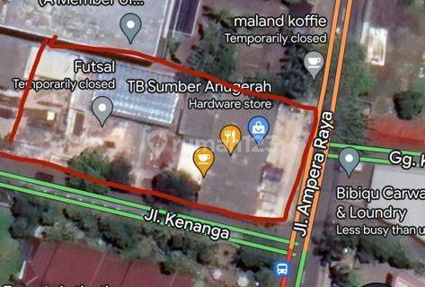 Tanah komersil jl.ampera raya dekat pengadilan res lt shabubabi Jual murah  1