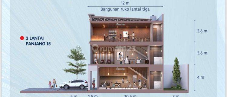 Ruko Hampton Avenue Hanya 3man Di Gading Serpong  1