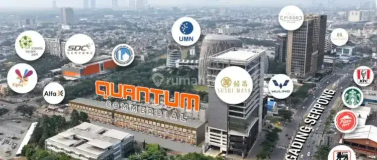 Ruko Quantum Commercial Premium Kawasan Paling Laris Gading Serpong 4 Lantai Summarecon 1