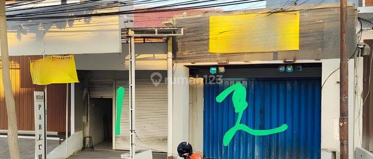 Kesempatan Emas Disewakan Atau Dijual 2 Unit Toko Strategis di Jl. Teuku Umar, Denpasar Barat 1