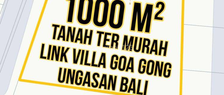 Tanah Ter Murah Link Villa Goa Gong Ungasan Bali 1