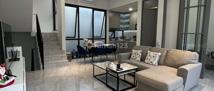 Aether Greenwich Serpong Rumah Full Furnished 4 Kt Turun Harga Mewah Rapi Siap Huni Hadap Utara Ada Office Space Lokasi Strategis Lingkungan Nyaman 1