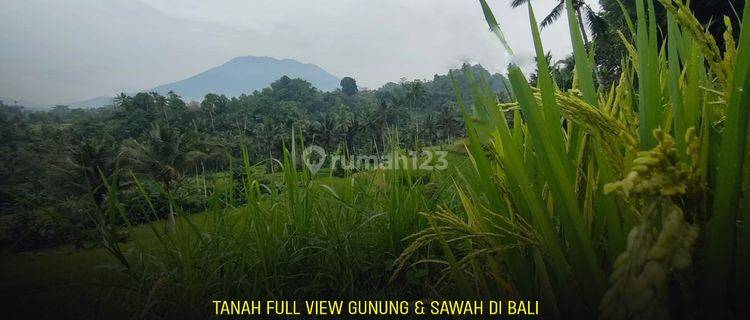 Tanah Full View Gunung Sawah Di Bali 1