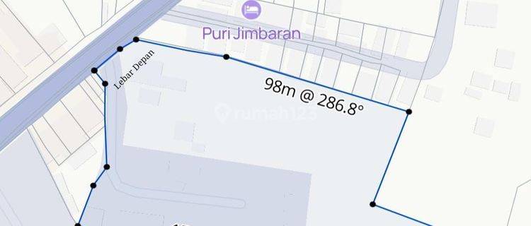 Leased Long Term (Leashold) Land on Jalan Utama Uluwatu II Lower Jimbaran - Kuta Selatan 1