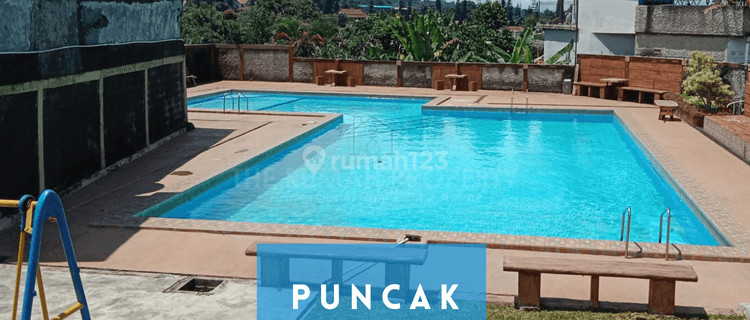 Villa Puncak Bogor Fasiltas Pool Playground Tanah 8150 Meter 1