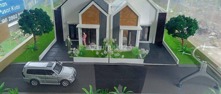  Rumah berarsitektur  modern di Cianjur Kota 1