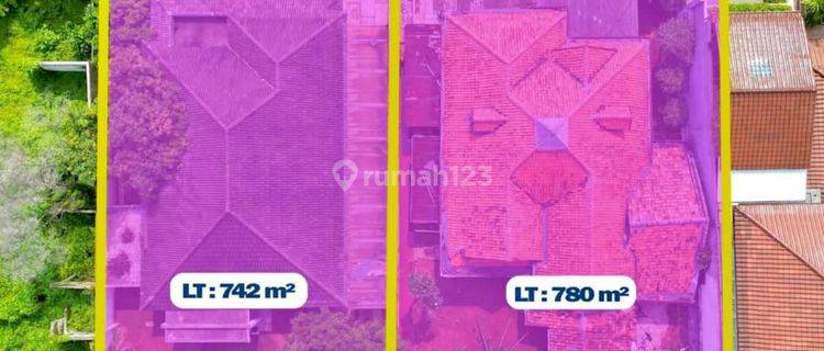 2 Kavling Rumah Prime Area Menteng Hitung Tanah. Lokasi Elite Jarang Ada. Tanah Persegi 1