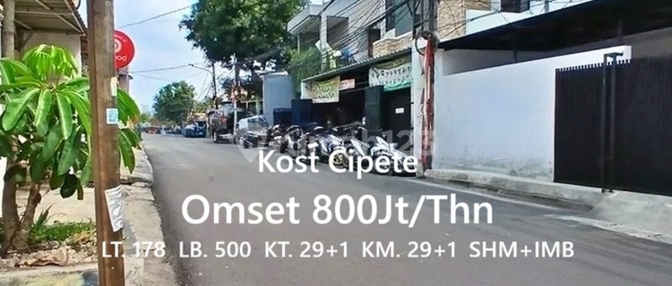 Luxury Boarding House for Sale Fully Occupied in Strategic Area of Cipete, Kebayoran Baru, South Jakarta 1