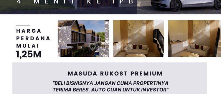 Investasi Rumah Kost Kos Kosan 1 Km Kampus Ipb Bogor Furnished  1