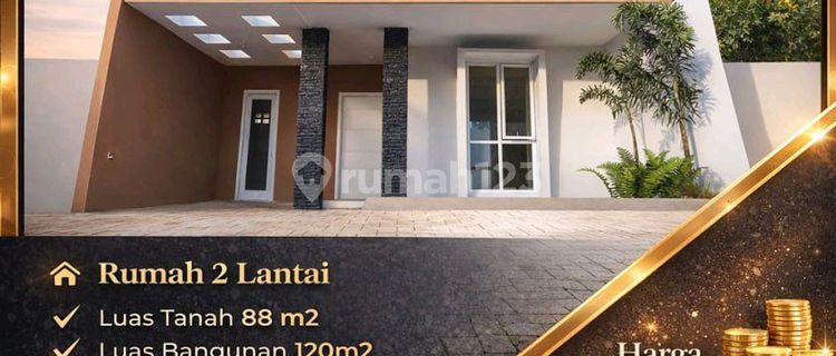 Strategic Townhouse in Bogor City Near Toll Road and LRT Station 1