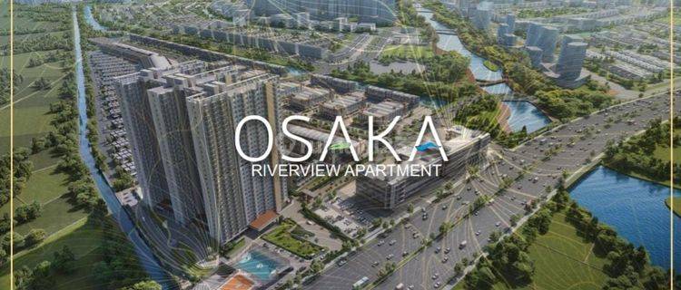 JUAL SELL STUDIO 19M2 FURNISHED OSAKA RIVERVIEW PIK 2 APARTEMENT 1