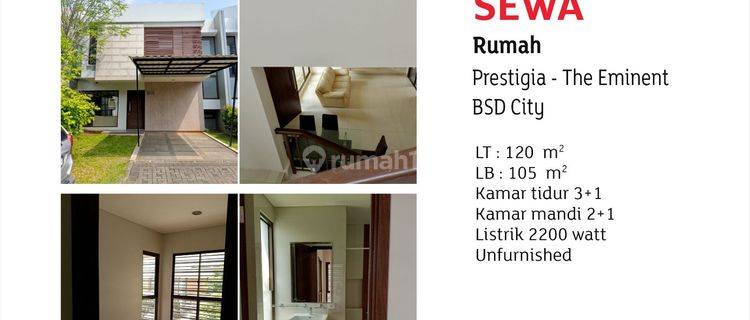 Rumah 3kamar tidur di BSD baru 1