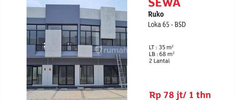 Ruko Baru Lokasi Strategis Di BSD Lama 1